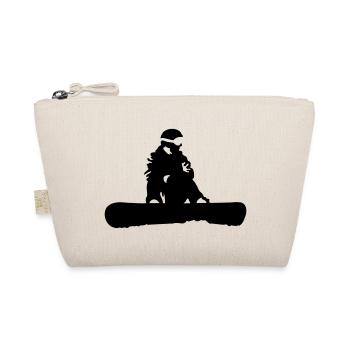 Snowboarding - Bio-Täschchen - Natur - Vorne