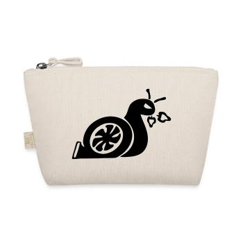 Turbo-Schnecken-Shirt - Bio-Täschchen - Natur - Vorne