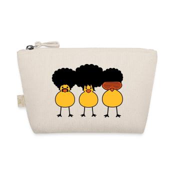 Funky Chicks - Bio-Täschchen - Natur - Vorne