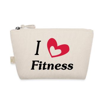 i love fitness - Bio-Täschchen - Natur - Vorne