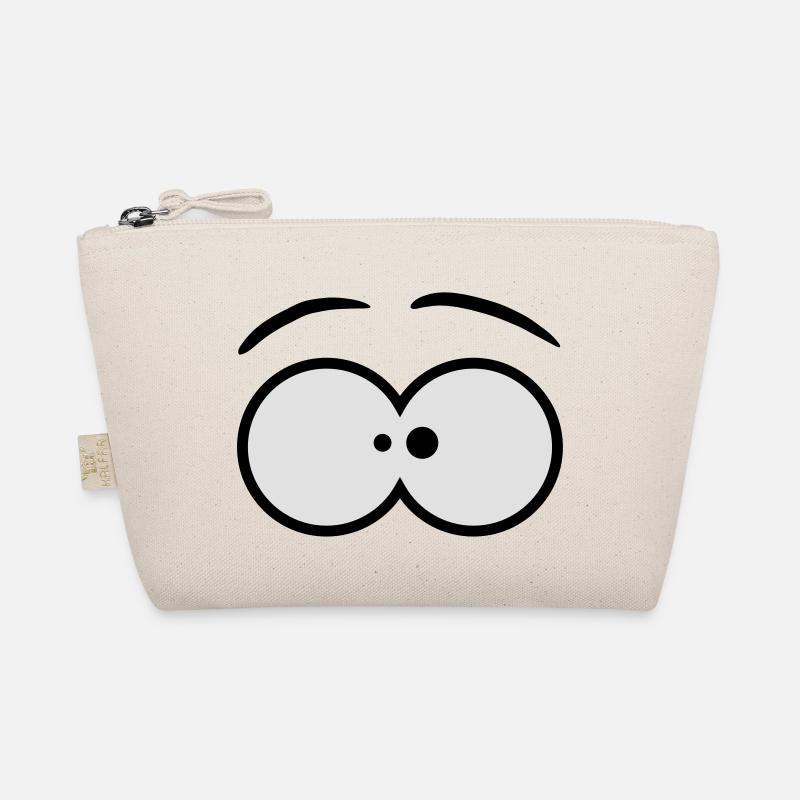 Funny Comic Eyes Design Bio-Täschchen