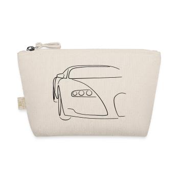 Race Car Tribal - Bio-Täschchen - Natur - Vorne