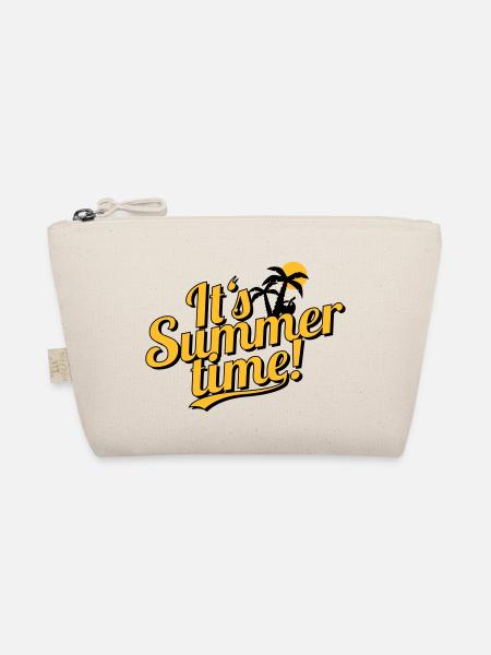It's Summer Time - beach & holiday - Organic Pouch - nature - Front