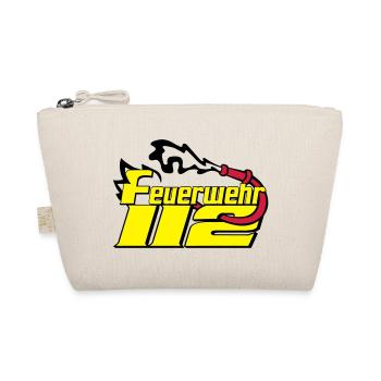 Freiwillige Feuerwehr , Shirt , Feuerwehr 112 (25) - Bio-Täschchen - Natur - Vorne