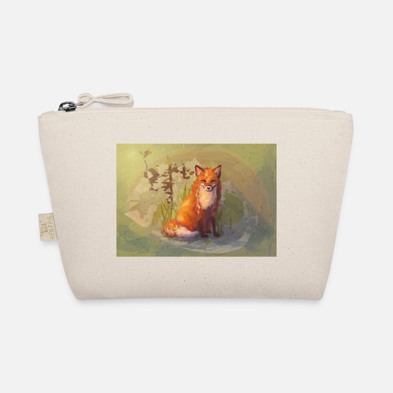 Herbst Fuchs - Bio-Täschchen - Natur