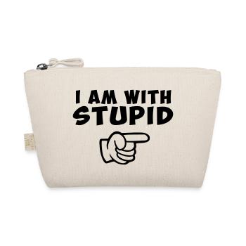 quote humor fun friendship couple - Organic Pouch - nature - Front
