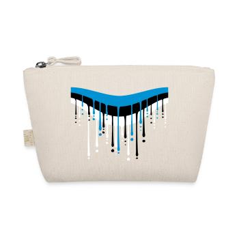 Pinceau graffiti blanc noir bleu Estonie - Trousse biologique - nature - Devant