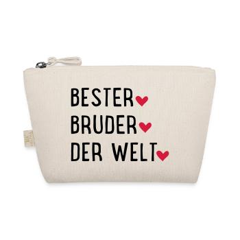 Bester Bruder der Welt - Bio-Täschchen - Natur - Vorne