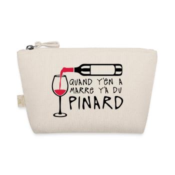 quand marre pinard bouteille vin alcool - Trousse biologique - nature - Devant