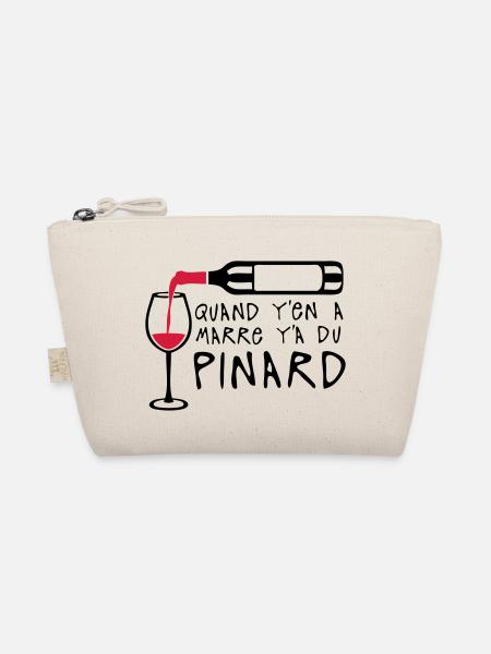 quand marre pinard bouteille vin alcool - Trousse biologique - nature - Devant