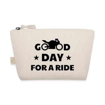 Biker Motorbike Motorrad Moto Motard Speed Sport - Organic Pouch - nature - Front