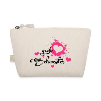 Große Schwester - Bestes Geburtstagsgeschenk - Trousse biologique - nature - Devant