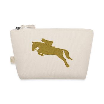 Gold Reiten - Bio-Täschchen - Natur - Vorne
