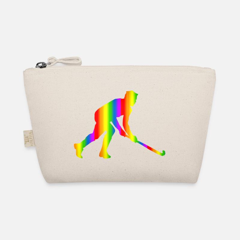 Bunter Unihockey Regenbogen Bio-Täschchen
