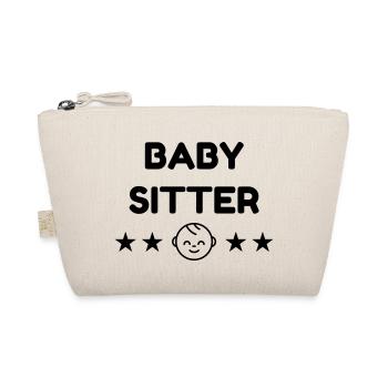 Babysitter Babysitting Baby-sitter Baby sitting - Organic Pouch - nature - Front
