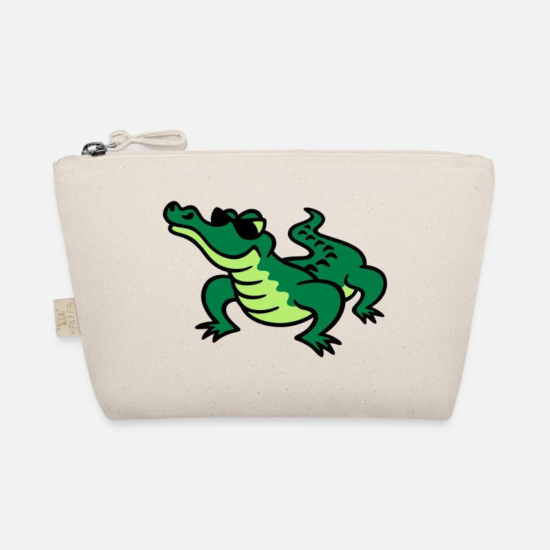 Cool Croc - Bio-Täschchen - Natur