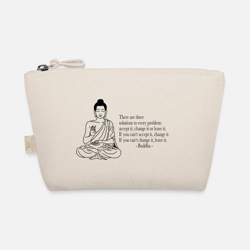 Buddha Buddhismus Weisheit Zitat Meditation - Bio-Täschchen - Natur