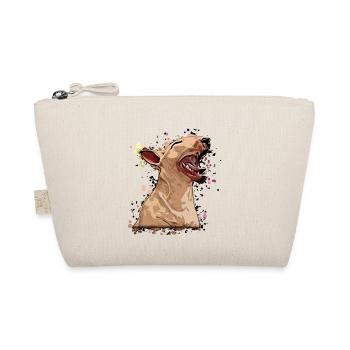 Miniature Bull Terrier Comic 5 - Organic Pouch - nature - Front