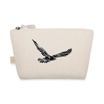 Hawk Black Marble - Bio-Täschchen - Natur - Vorne