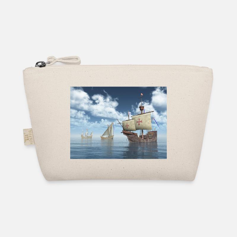 Santa Maria, Nina and Pinta by Christopher Columbus Organic Pouch