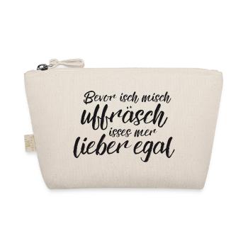 Lieber egal - Bio-Täschchen - Natur - Vorne