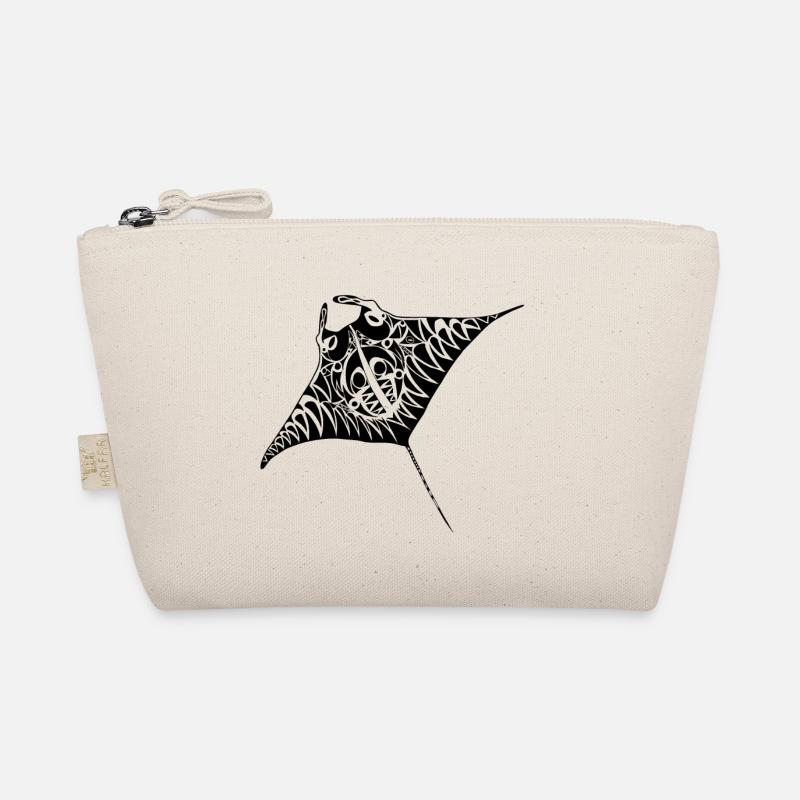 manta maori blk - Bio-Täschchen - Natur