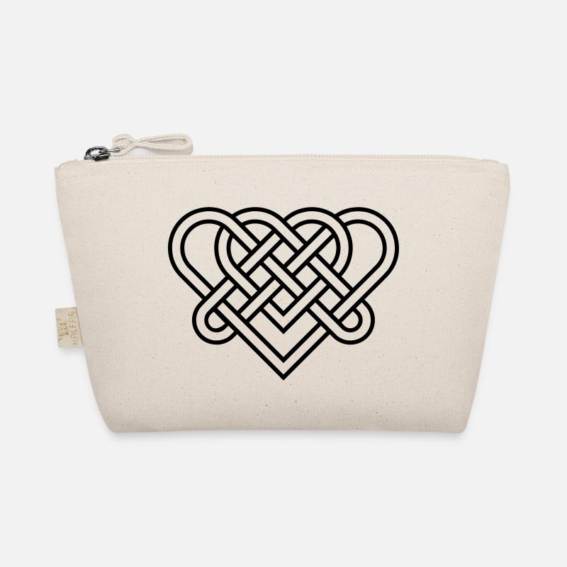 Celtic heart Organic Pouch