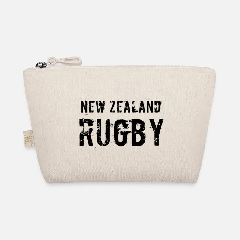 NEUSEELAND Rugby - Bio-Täschchen - Natur