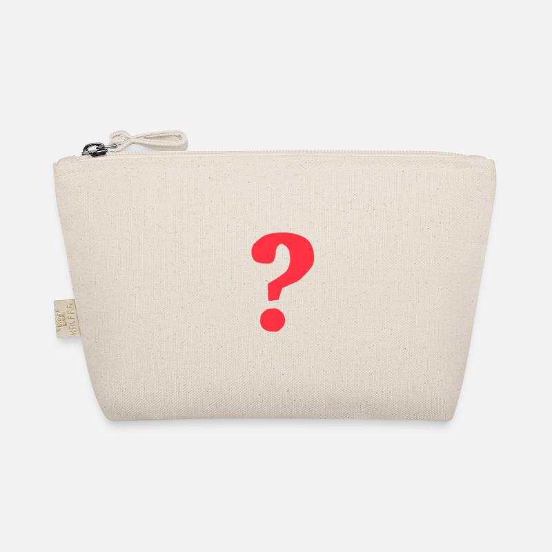 Red question mark Organic Pouch