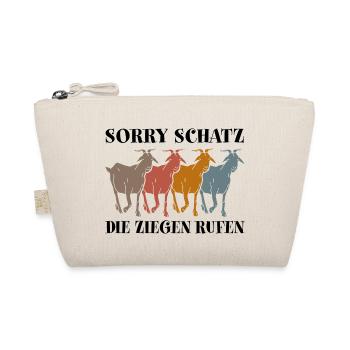 die Ziegen rufen | schatz die ziegen rufen - Bio-Täschchen - Natur - Vorne