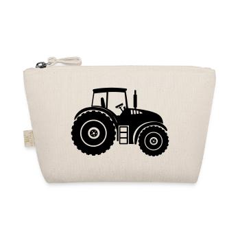 Shade Silhouette Farm Tractor - Organic Pouch - nature - Front