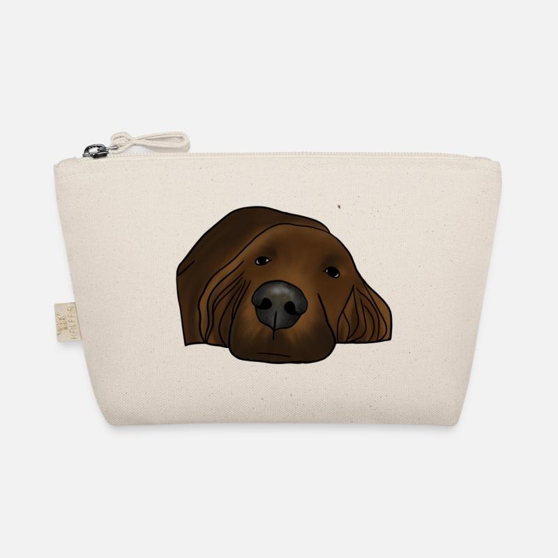 Irish setter - Bio-Täschchen - Natur