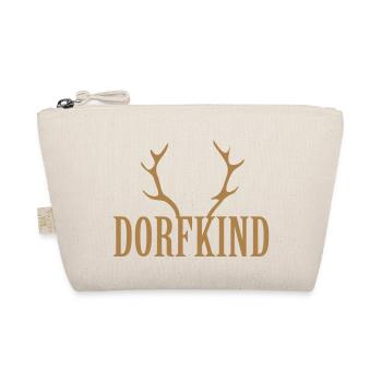Dorfkind Reh Hirsch Geweih - Bio-Täschchen - Natur - Vorne