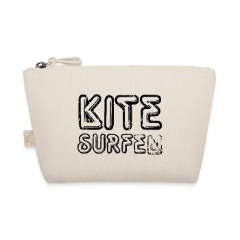 kitesurf sprüche - Bio-Täschchen - Natur - Vorne
