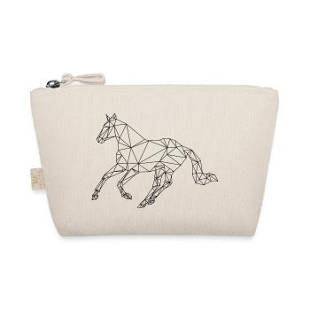 Geometric Horse - Organic Pouch - nature - Front