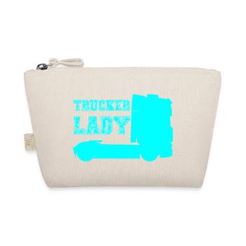 Trucker Lady, Trucker Babes, Trucker Girl LKW TIR - Bio-Täschchen - Natur - Vorne