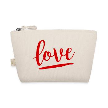 Love Red - Organic Pouch - nature - Front