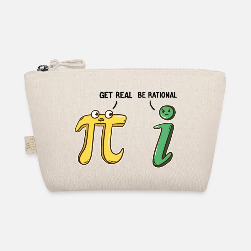 Lustiges Lehrergeschenk Get Real Be Rational - Bio-Täschchen - Natur