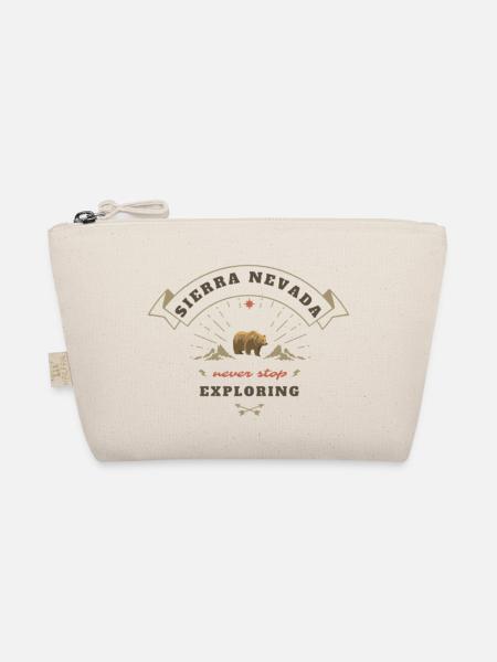 Sierra Nevada Vintage USA Bär Berge Geschenk - Bio-Täschchen - Natur