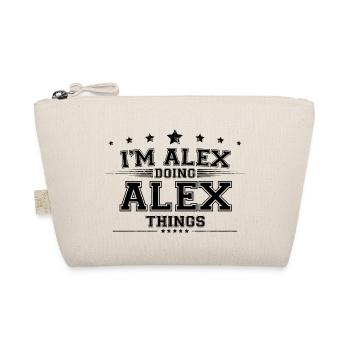 Je suis Alex en train de faire des choses Alex - Trousse biologique - nature - Devant