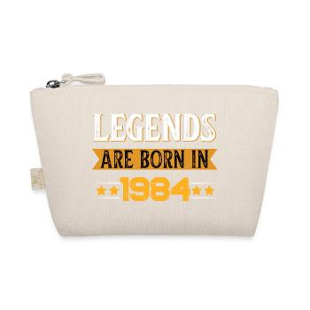 Legenden Seit 1984 Geburtstagsthema - Bio-Täschchen - Natur - Vorne