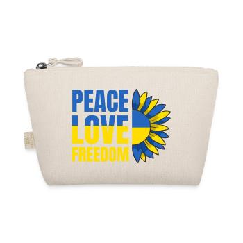 Ukraine Flag Peace Ukrainian Flag Peace - Organic Pouch - nature - Front