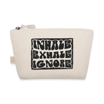 Inhale Exhale Ignore - Organic Pouch - nature - Front