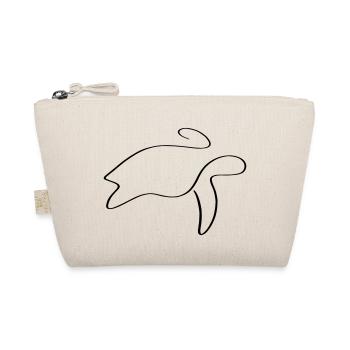 Turtle Line Art - Minimaliste - Trousse biologique - nature - Devant