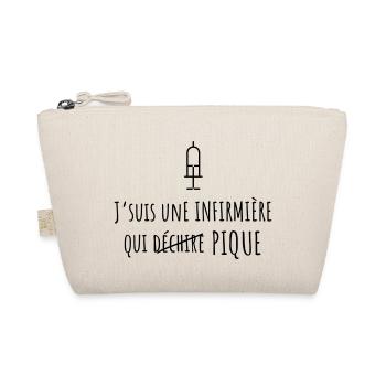 je suis une infirmière qui déchire - Trousse biologique - nature - Devant