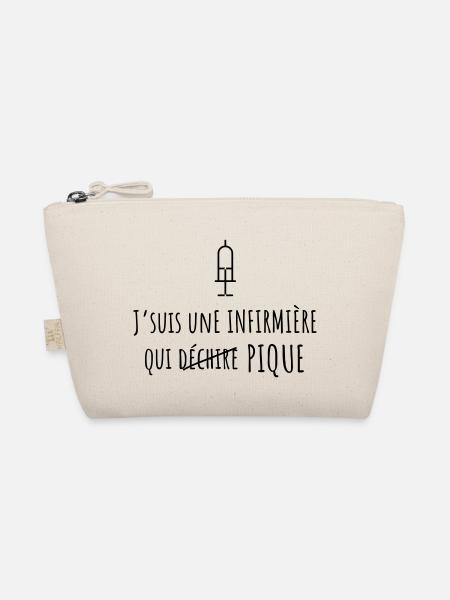 je suis une infirmière qui déchire - Trousse biologique - nature - Devant