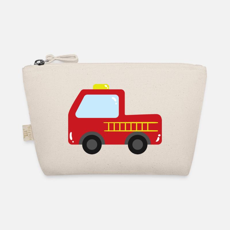 Fire Brigade Car - Organic Pouch - nature
