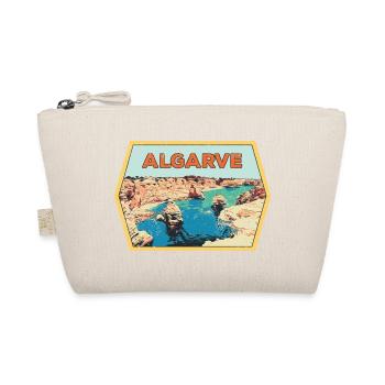 Badge retro, Algarve Portugal, plage été soleil - Trousse biologique - nature - Devant