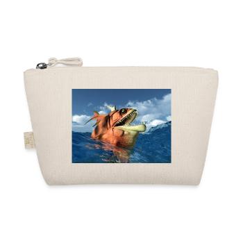 Monstrous fish in the stormy sea - Organic Pouch - nature - Front