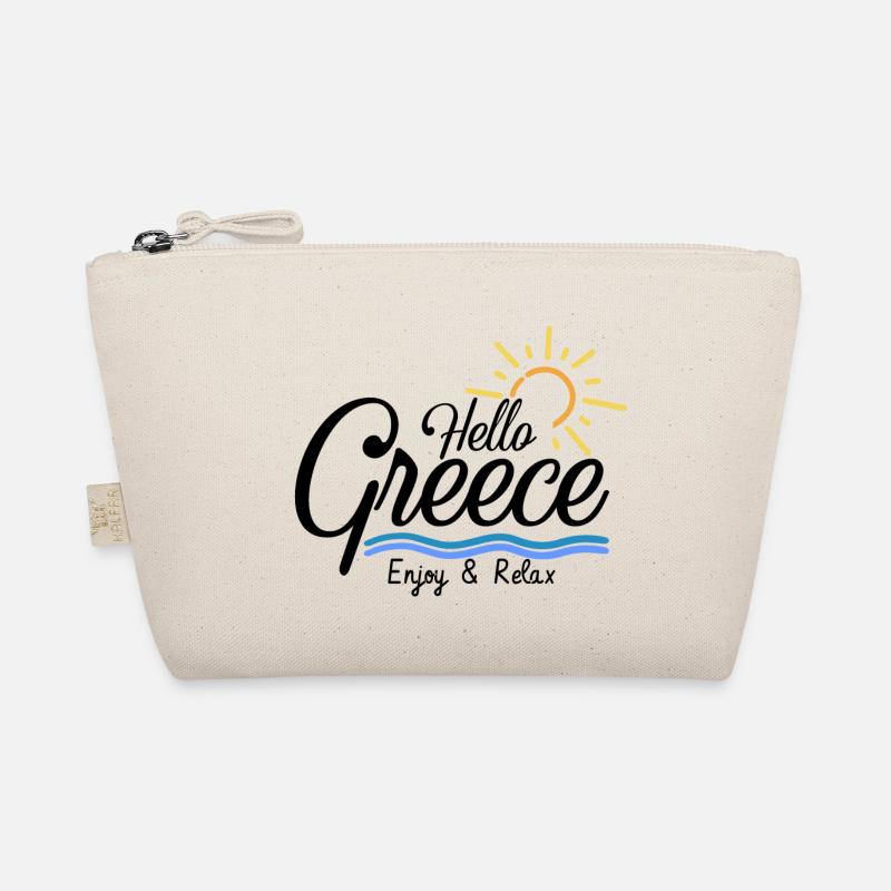 hello greece 2 - Bio-Täschchen - Natur